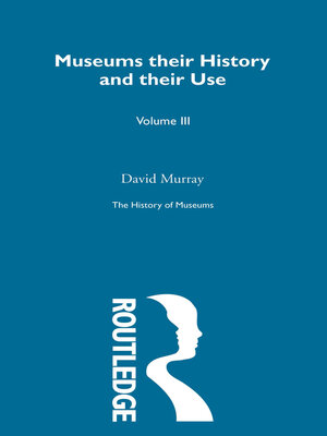 cover image of The History of Museums Vol 5
